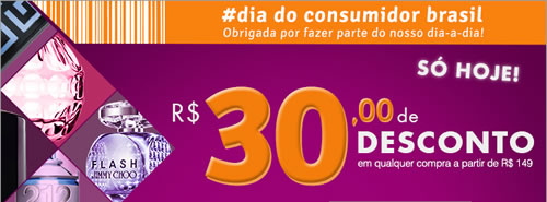 Só hoje: Cupom de R$ 30 na Época Cosméticos