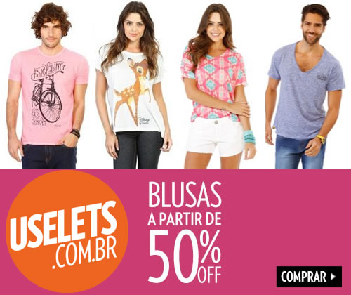 Blusas a partir de 50% de desconto na Lets