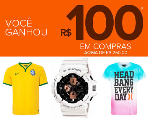 Cupom de desconto de R$ 100 na Dafiti Sports