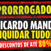 Liquidação de até 80% no Ricardo Eletro