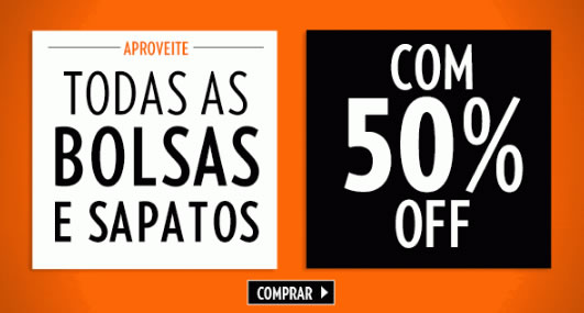 Bolsas e Sapatos com 50% de desconto na Lets