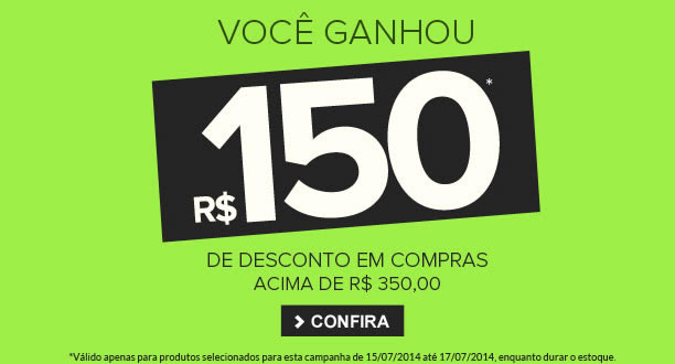 Cupom de desconto de R$ 150 na Dafiti Sports