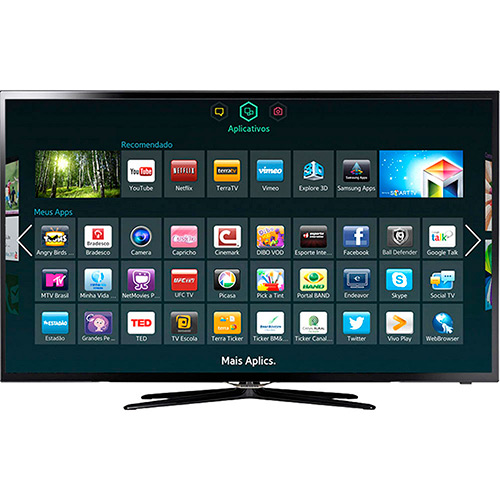 Smart TV Samsung 40" 40F5500 por R$ 1.281,65 à vista no Shoptime