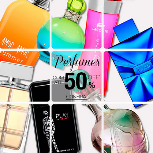 Perfumes com até 50% de desconto na Renner