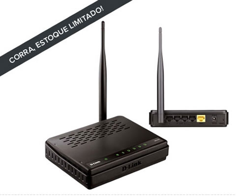 Ponto Frio: Roteador D-Link DIR-610 Wireless por R$ 39,00