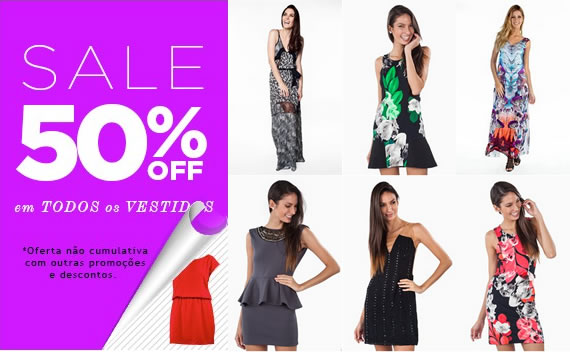 Olook: 50% de desconto em todos os vestidos