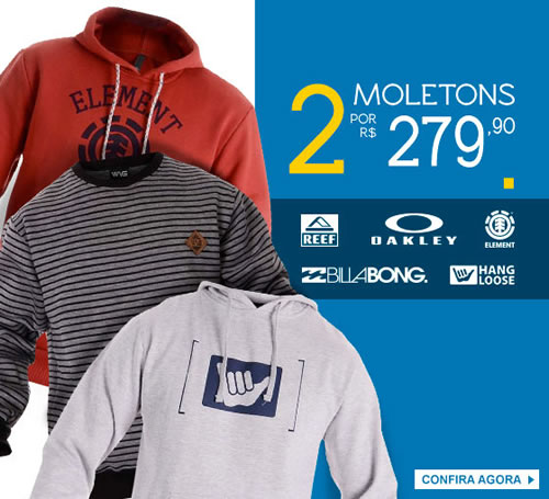 Kanui: 2 moletons por R$ 279,90