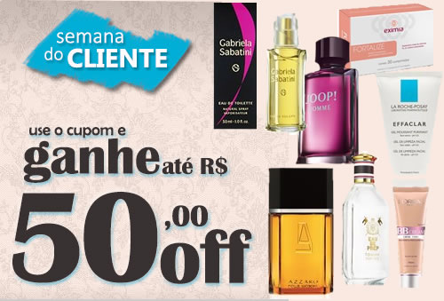 Época Cosméticos: Cupons de R$ 50, R$ 35 e R$ 20