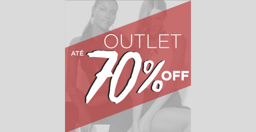 Outlet com até 70% de desconto na Passarela