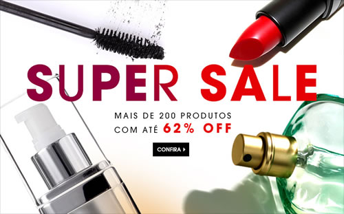 Sephora: Super Sale com até 62% de desconto