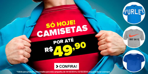 Dafiti Sports: + de 300 camisetas por até R$ 49,90 (cada)