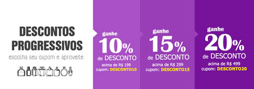 Época Cosméticos: Descontos progressivos de até 20%