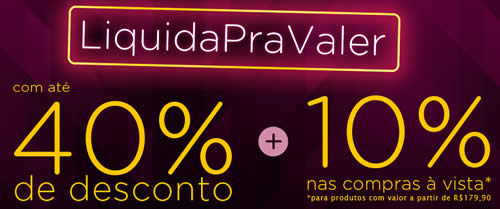 Magazine Luiza: Liquida pra Valer com até 50% de desconto