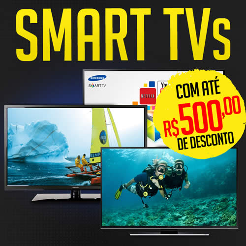 Ricardo Eletro: Smart TVs com até R$ 500 de desconto