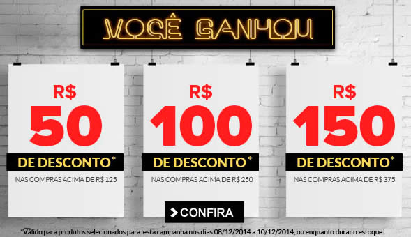 Cupons de R$150, R$100 e R$50 na Dafiti Sports