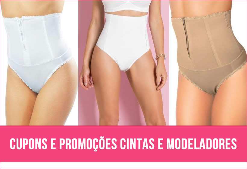 Cupom de desconto Cintas e Modeladores