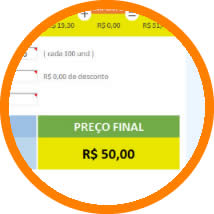 Preço de venda de produto