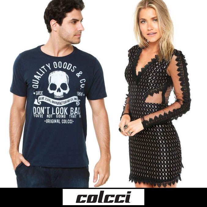 Roupas Colcci com até 50% de desconto na Dafiti