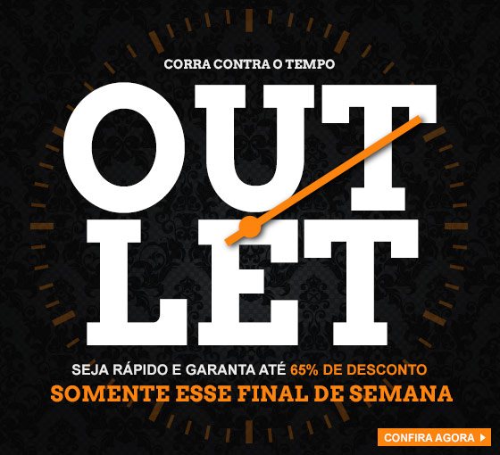 Outlet com até 65% de desconto