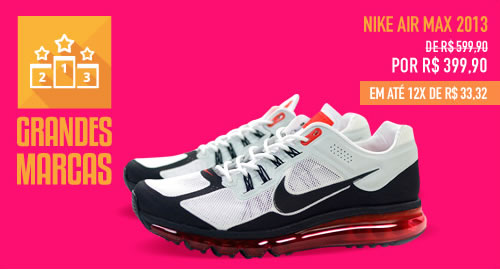 Nike Air Max 2013 com 200 reais de desconto