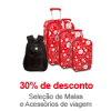 Americanas: Malas e acessórios de viagem com 30% de desconto