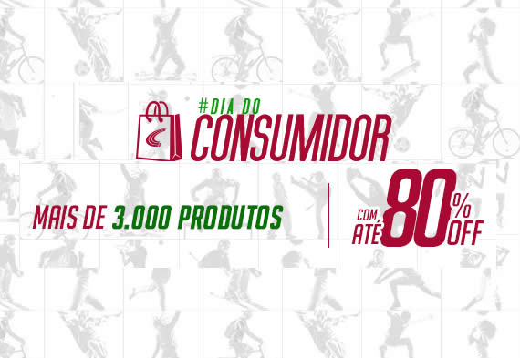 Dia do Consumidor: Até 80% de desconto na Centauro