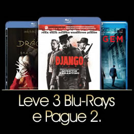 Leve 3 Blu-rays e pague 2 na Saraiva