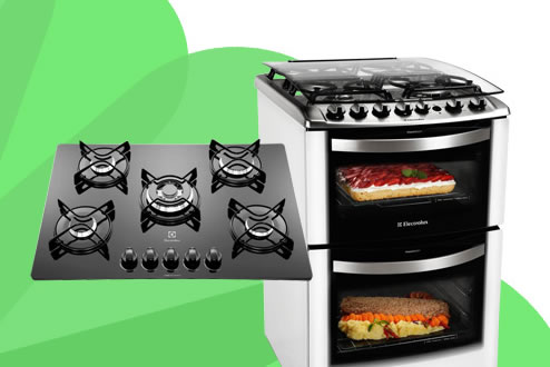 Fogões e cooktops com 10% de desconto no Walmart