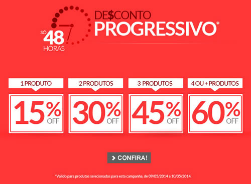 Desconto progressivo de até 60% na Dafiti Sports