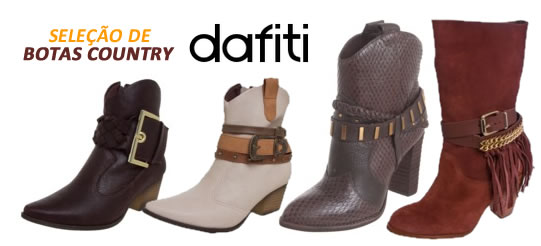 Botas Country femininas na Dafiti