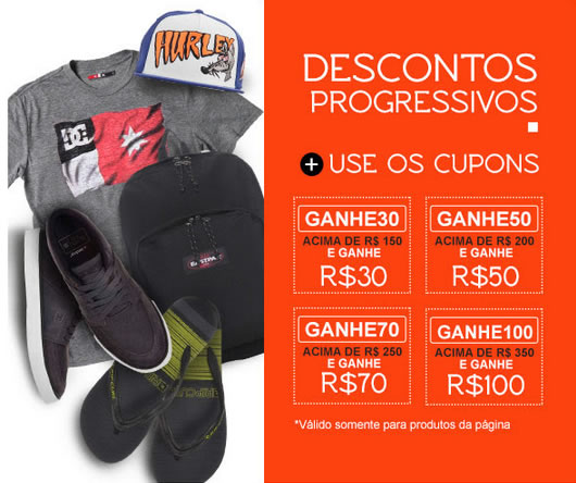 Descontos progressivos de até R$ 100 na Kanui