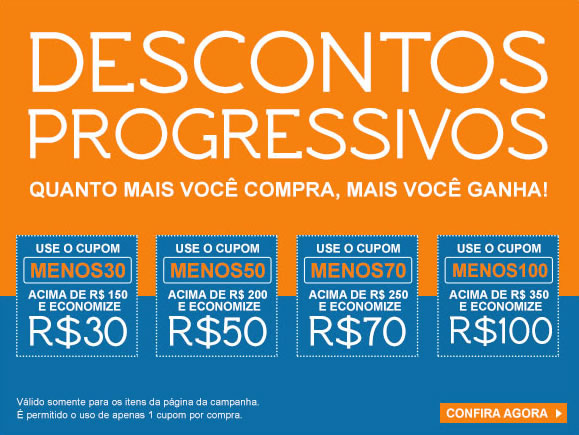 Cupons de desconto de até R$ 100 na Kanui