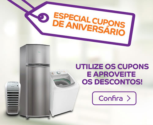 Cupons de desconto de até R$ 150 na Consul