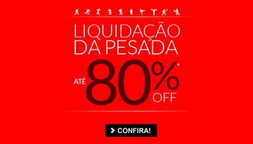 Dafiti Sports: Até 80% de desconto na Liquidação da Pesada