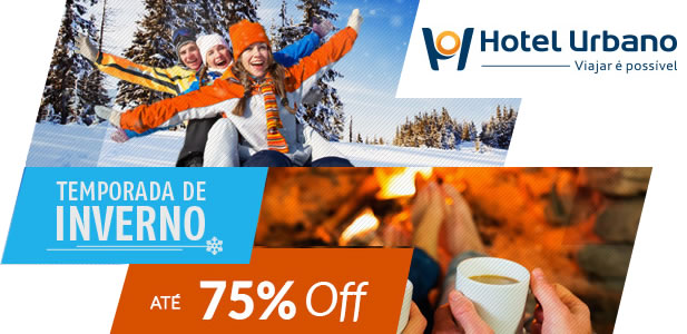 Temporada de Inverno com até 75% no Hotel Urbano