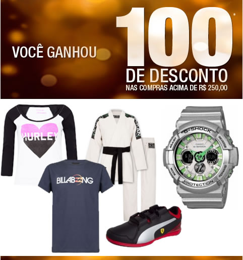 Cupom de desconto de R$ 100 na Dafiti Sports