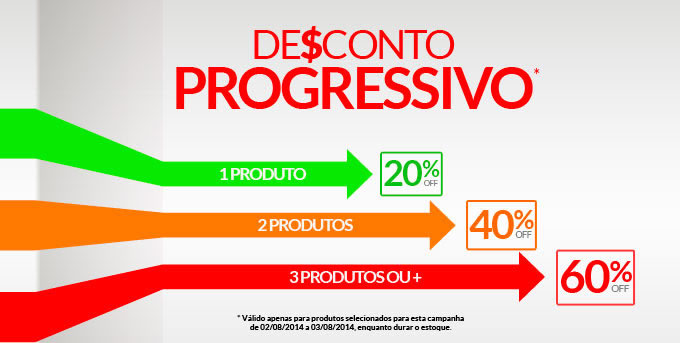 Desconto progressivo de até 60% na Dafiti Sports