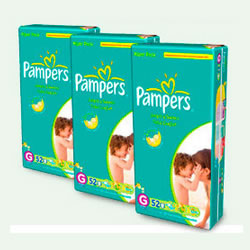 Fralda Pampers Total Confort com ótimo desconto na Kangoolu