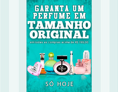 Ganhe perfume tamanho original nas compras acima de R$ 199,90 na Época Cosméticos