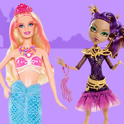 Barbie e Monster High com 20% de desconto na Americanas