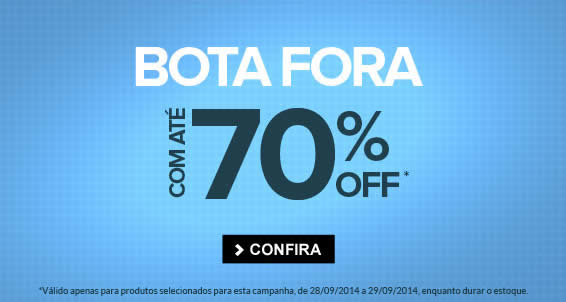 Dafiti Sports: Bota Fora com até 70% de desconto