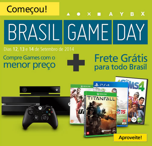 Começou o Brasil Game Day na Saraiva