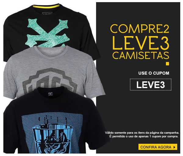 Compre 2 Leve 3 camisetas na Kanui