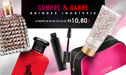 Compre e ganhe brindes na Sephora