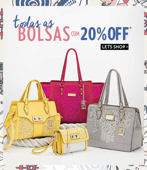 Lets: Todas as bolsas com 20% de desconto