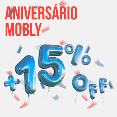 Mobly: Cupom de desconto de 15% + 10% pagando com Paypal