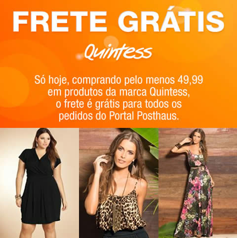 Posthaus: Frete grátis nas compras acima de R$ 49,99 em produtos Quintess