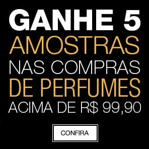 Renner: Ganhe 5 amostras nas compras acima de R$ 99 em perfumes