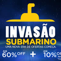 Invasão Submarino: Ofertas com até 60% de desconto