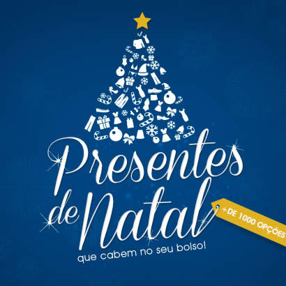 Presentes de Natal a partir de R$ 4,99 na Posthaus